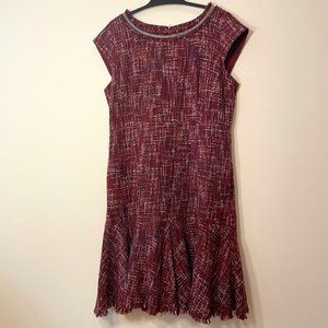 Canvas by Lands' End tweed dress